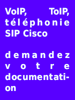  Services sur la VoIP, téléphonie et SIP 