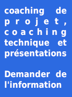  Coaching de projet, coaching technique 